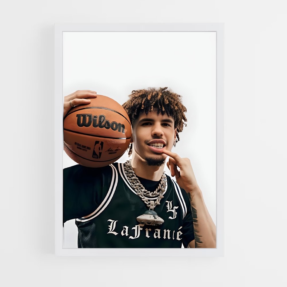 Poster Lamelo ball décorative – affiche Basketball (vue 3)